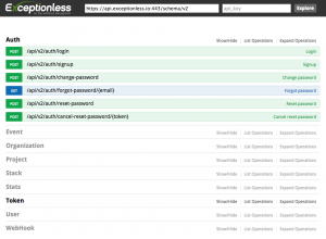 Exceptionless API
