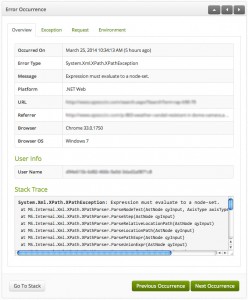 Exception Reporting Overview
