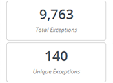 Exception Grouping Totals